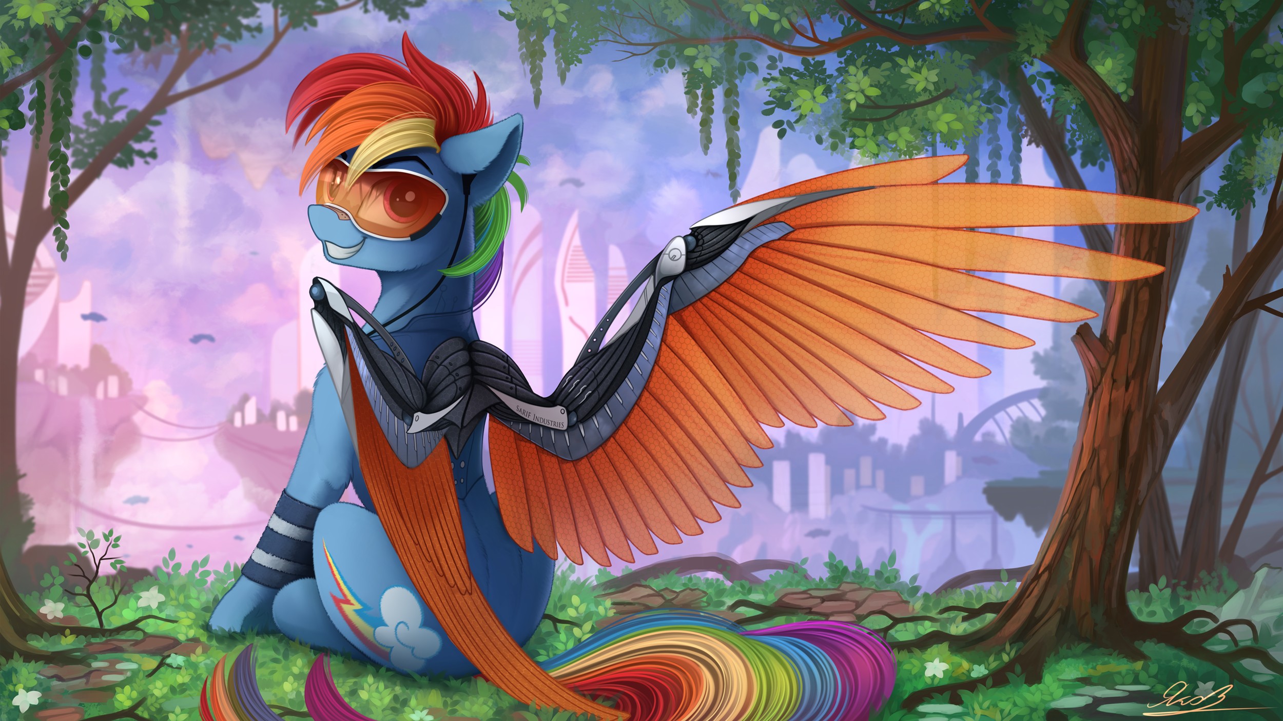 Rainbow Dash, My Little Pony, Mlp: fim Wallpaper
