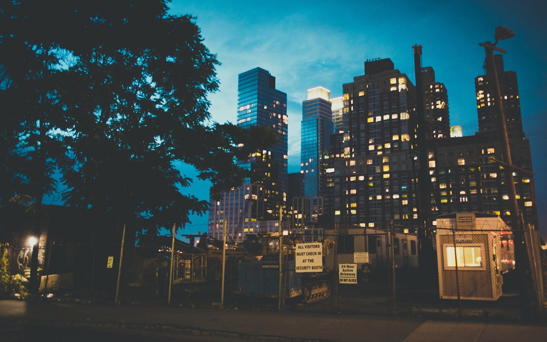 cityscape, Architecture, Night Wallpaper