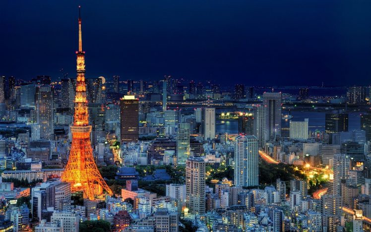 cityscape, Japan, Tokyo, Tokyo Tower HD Wallpaper Desktop Background