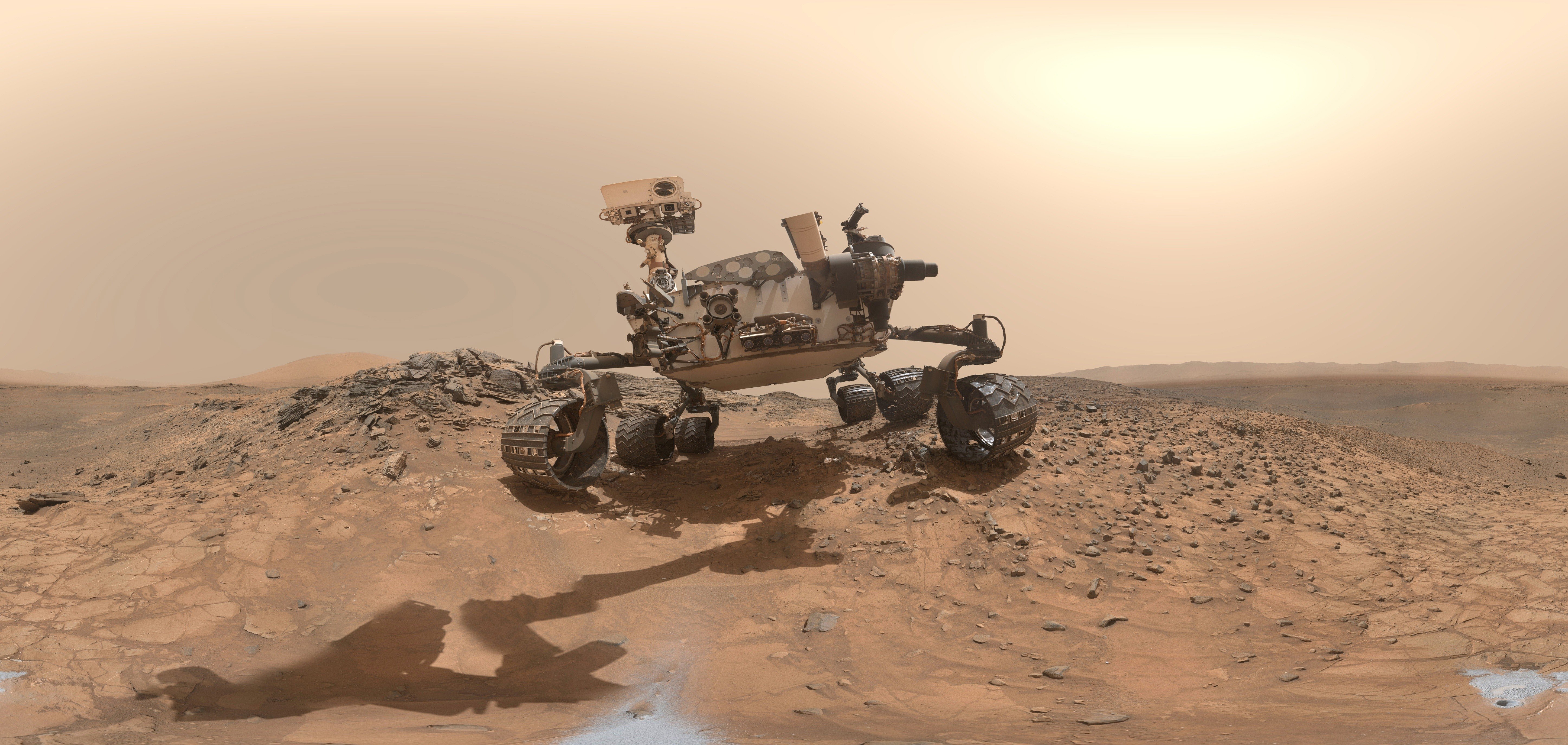 Curiosity, Mars, Planet, Robotic rover, Selfies Wallpaper