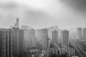 cityscape, Mist, Rooftops