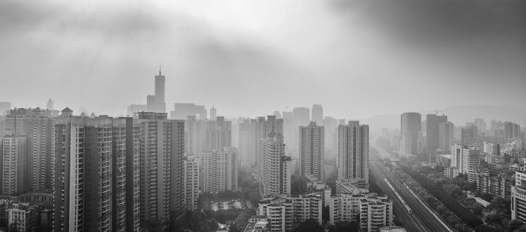 cityscape, Mist, Rooftops HD Wallpaper Desktop Background