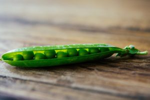 pea, Pod, Wooden surface