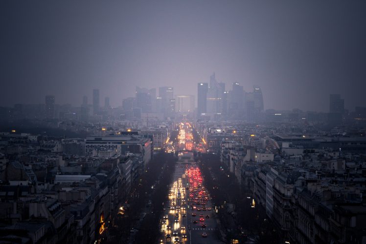 cityscape, Mist, Paris, France HD Wallpaper Desktop Background