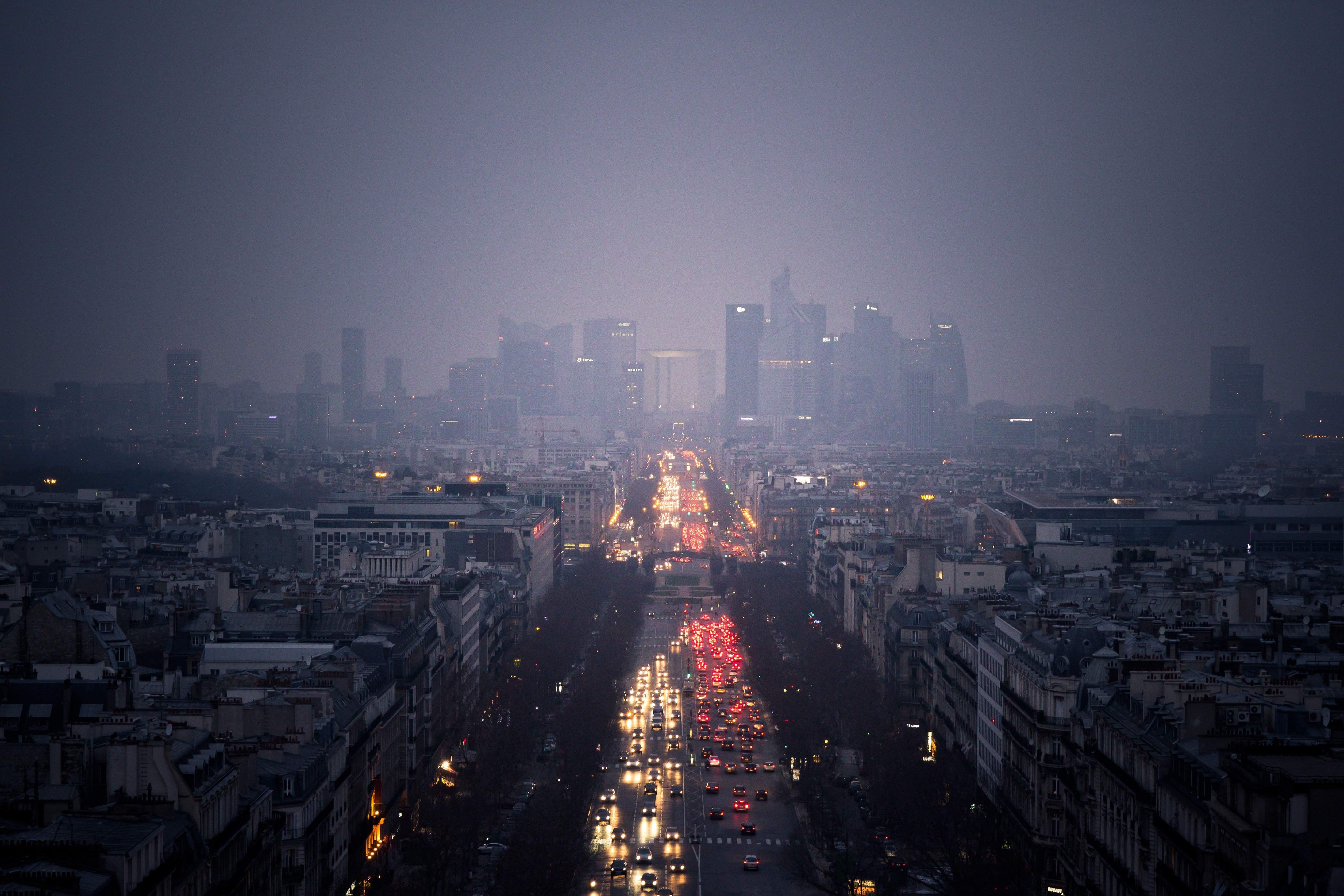 cityscape, Mist, Paris, France Wallpaper