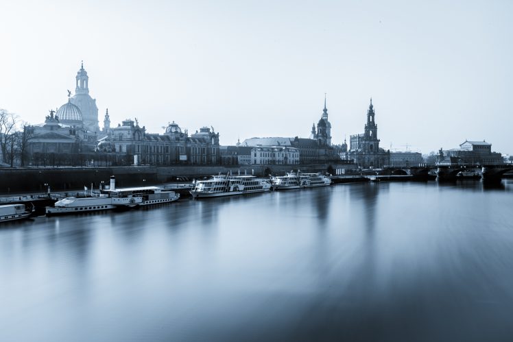 water, City, Dresden, Germany, Elbe, Fauenkirche HD Wallpaper Desktop Background