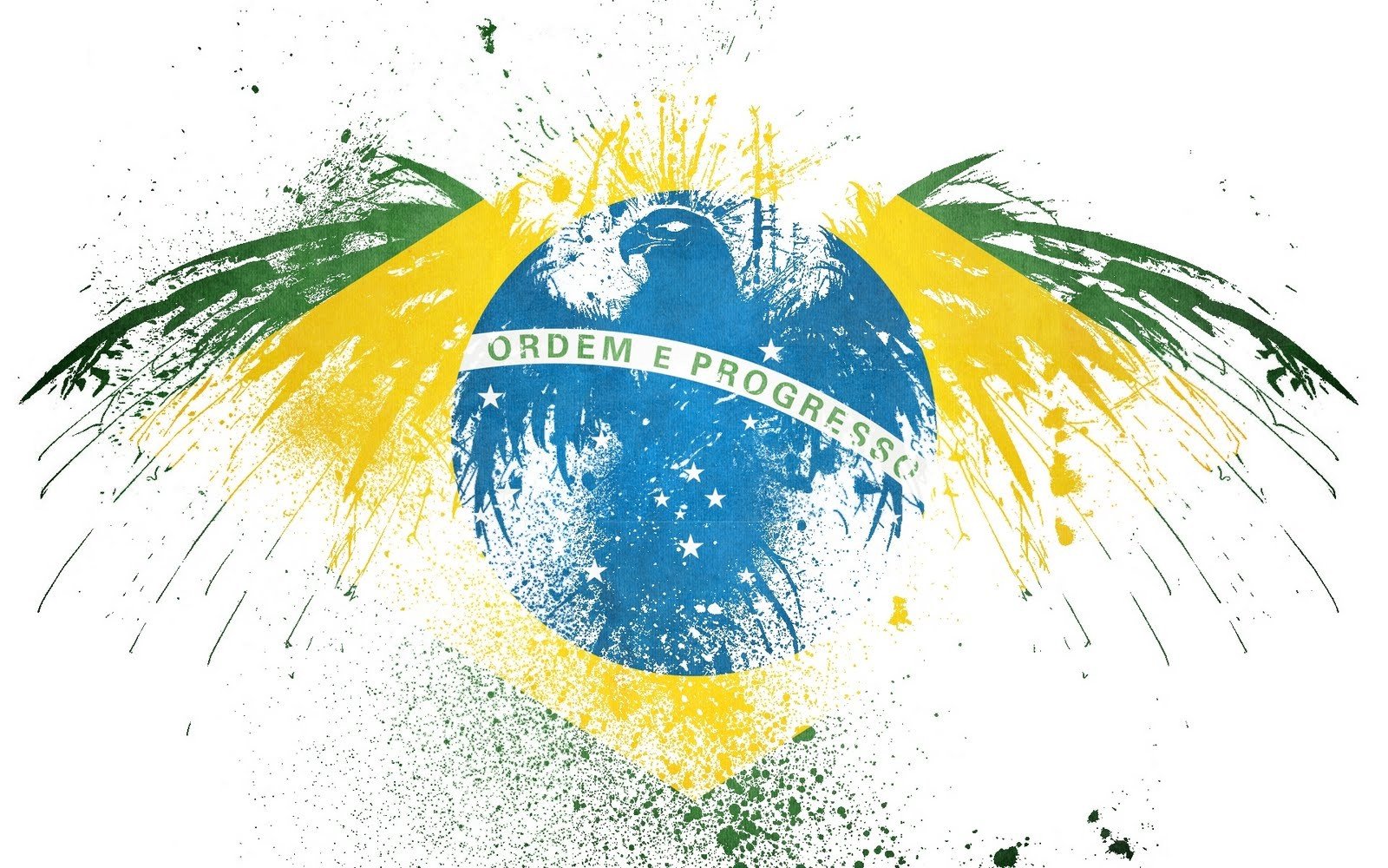 Brasil, Brazil, Flag Wallpaper