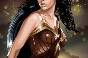 Wonder Woman, Gal Gadot, Illustration, Artwork, DC Comics, Vexel