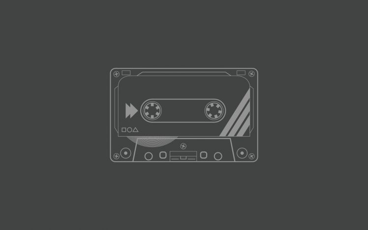 cassette, Minimalism HD Wallpaper Desktop Background