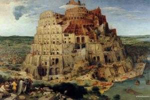 painting, Tower of Babel
