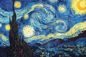 Vincent van Gogh, Painting, Abstract, Starry night