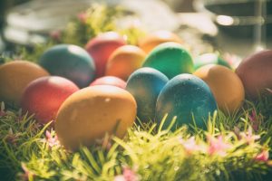 outdoors, Eggs, Easter eggs, Colorful