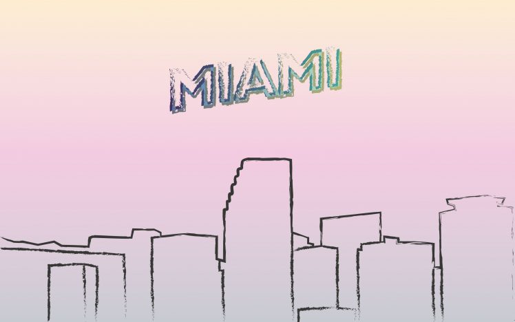modern, Abstract, Miami, Vintage HD Wallpaper Desktop Background