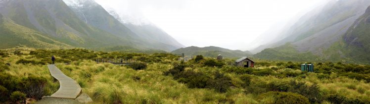 New Zealand, Mt Cook, Mountains HD Wallpaper Desktop Background
