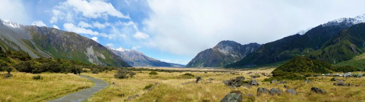 New Zealand, Mt Cook, Mountains HD Wallpaper Desktop Background