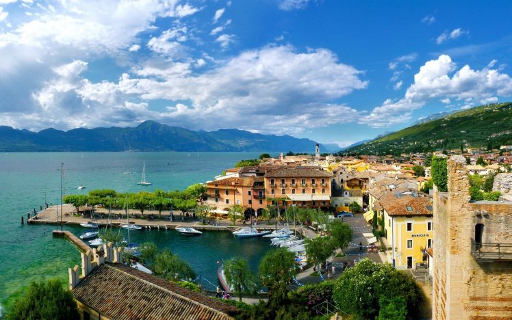 photography,   landscape, Italy, Lake garda HD Wallpaper Desktop Background