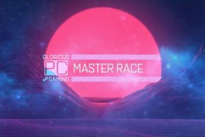 PC Master  Race, Simple, Retro style