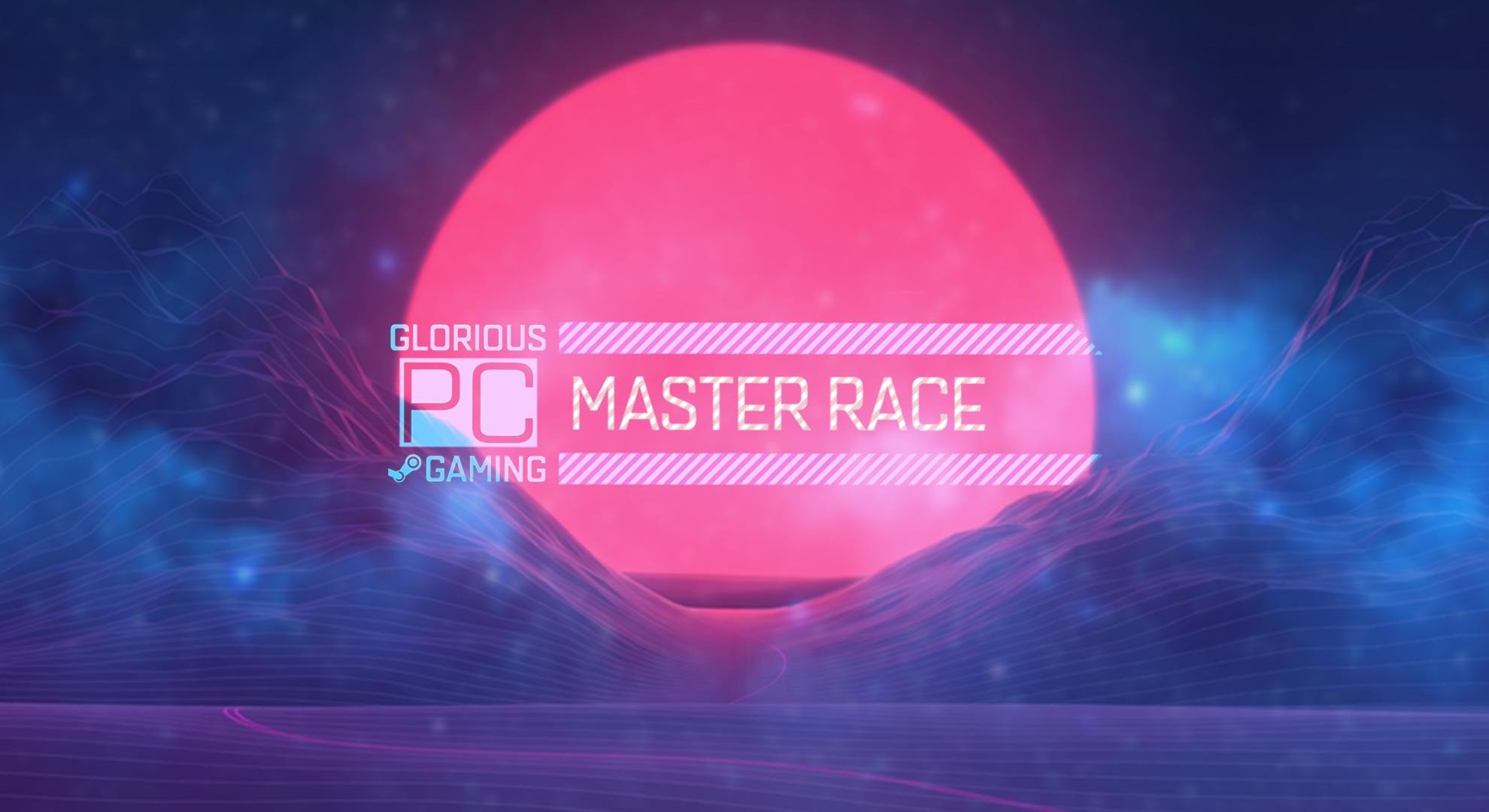 PC Master  Race, Simple, Retro style Wallpaper