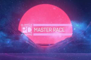 PC Master  Race, Simple, Retro style
