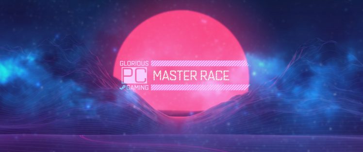 PC Master  Race, Simple, Retro style HD Wallpaper Desktop Background