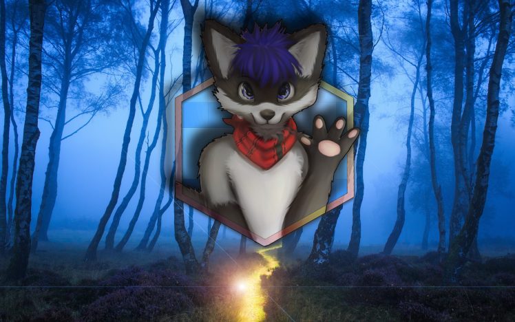 Anthro, Furry, Raccoons, Antro HD Wallpaper Desktop Background