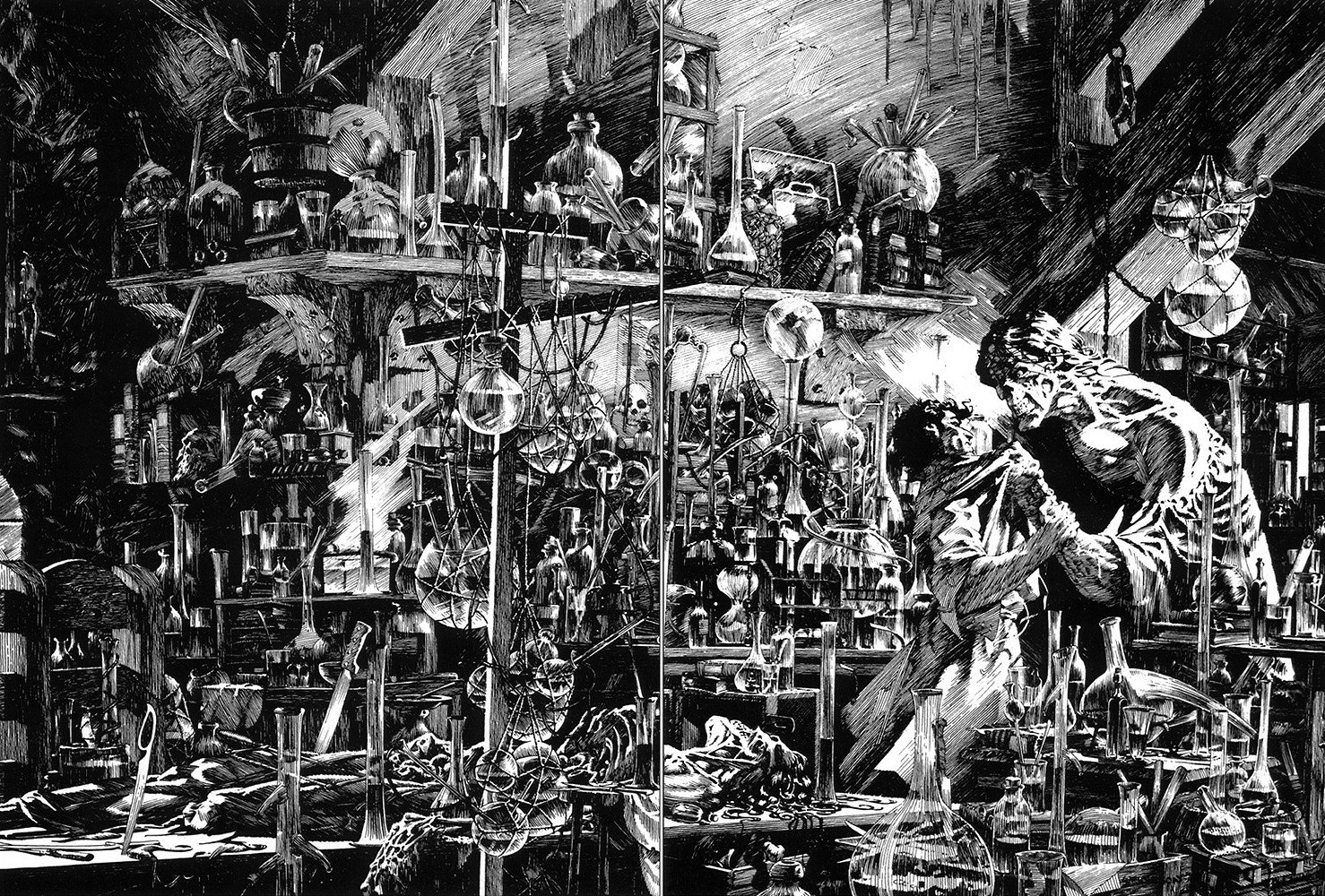 Bernie Wrightson, Frankenstein Wallpaper