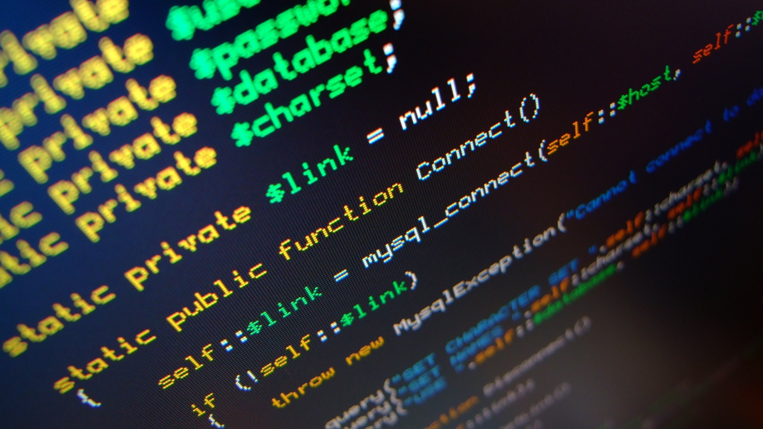 code, Web development, PHP Wallpaper