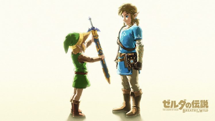 Link, The Legend of Zelda: Breath of the Wild, Nintendo, Master Sword, The Legend of Zelda HD Wallpaper Desktop Background