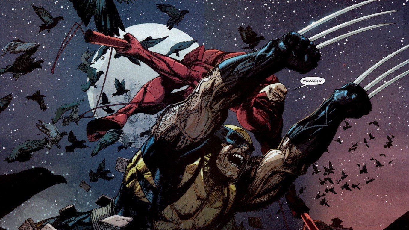 Wolverine, Daredevil, Marvel Comics Wallpaper