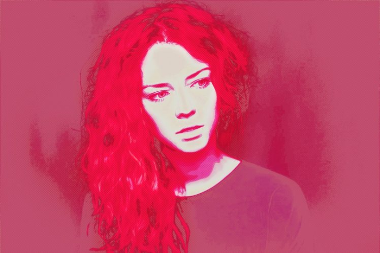 redhead, Women, Model, Face, Effects, Photoshop HD Wallpaper Desktop Background
