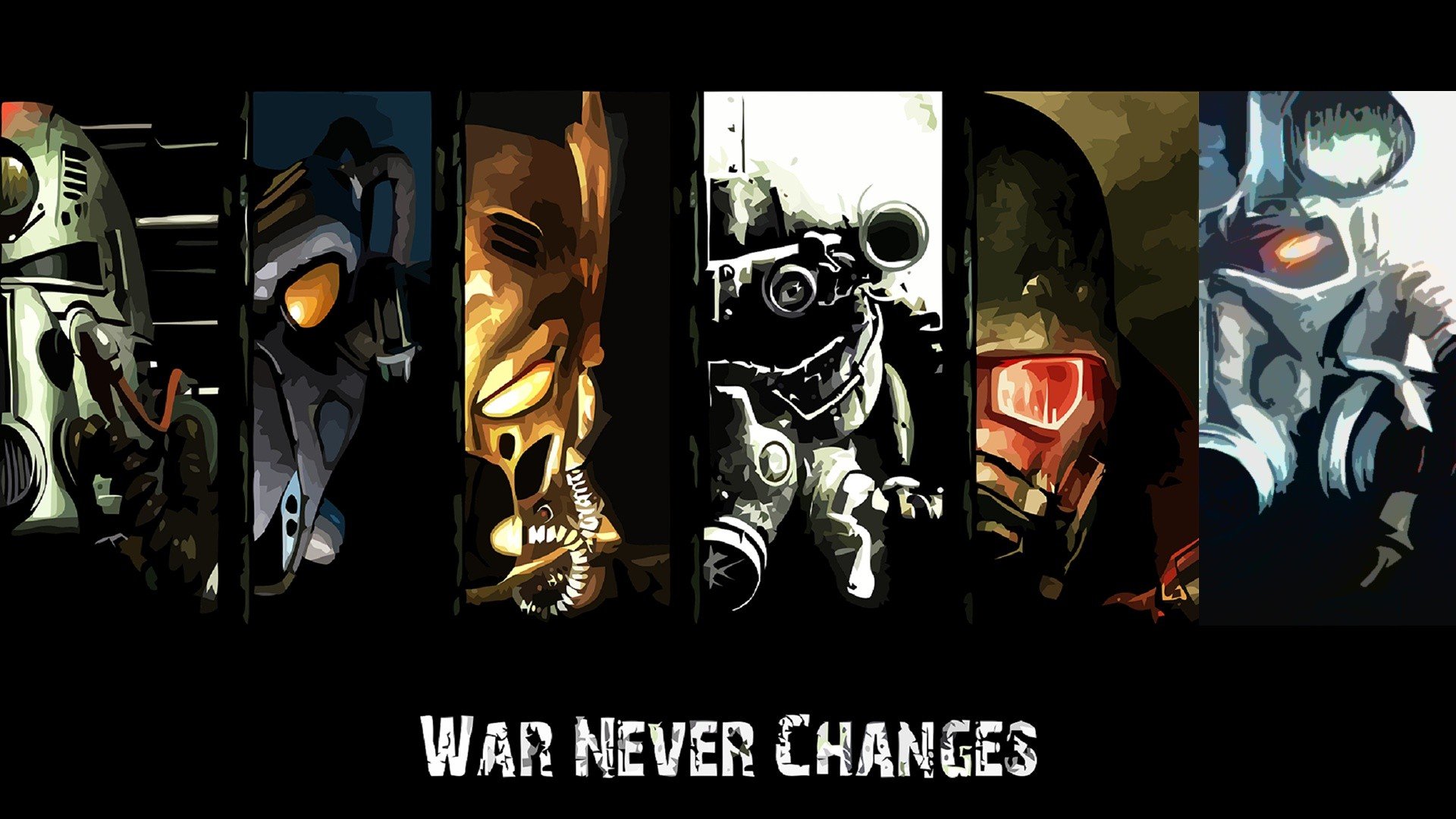 artwork, Collage, Fallout, Video games Wallpaper