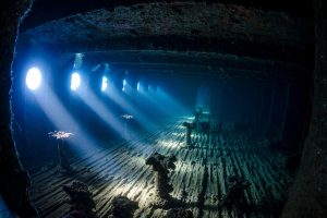Nadya Kulagina, Sea, Underwater, Deep sea, Wreck, Ship, Shipwreck, Sun rays, Corrosion, Interior