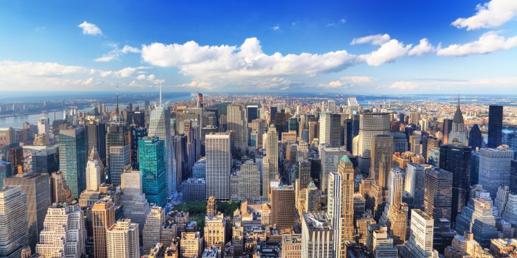 Manhattan, Summer, Building, New York City HD Wallpaper Desktop Background