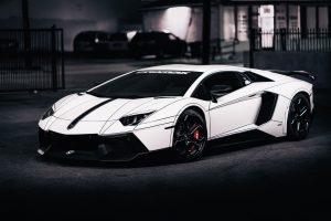 Lamborghini, Lamborghini Aventador, Tron tuning, Car