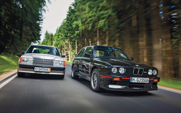BMW E30, Car, Mercedes Benz, 190e, 190E 2.3 16, BMW M3 E30 HD Wallpaper Desktop Background