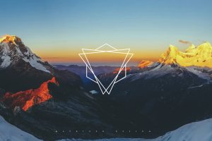 mountains, Water, Photography, Digital art, Geometry, Polyscape