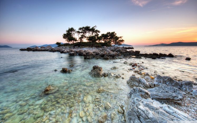 water, Landscape, Nature, Sky, Sunlight, Croatia HD Wallpaper Desktop Background