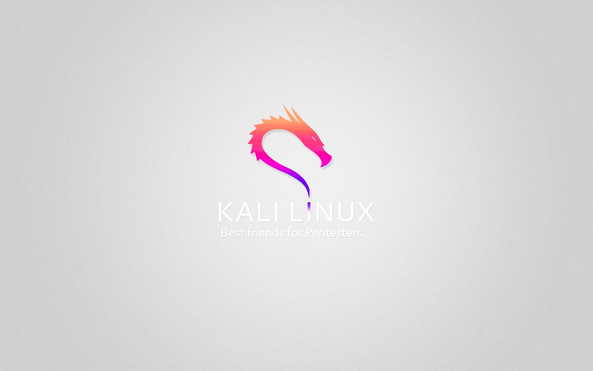 Kali Linux, Linux, Computer, Simple, Typography, Logo, Hacking, Hackers, Penetration testing, Security, CG Wallpaper