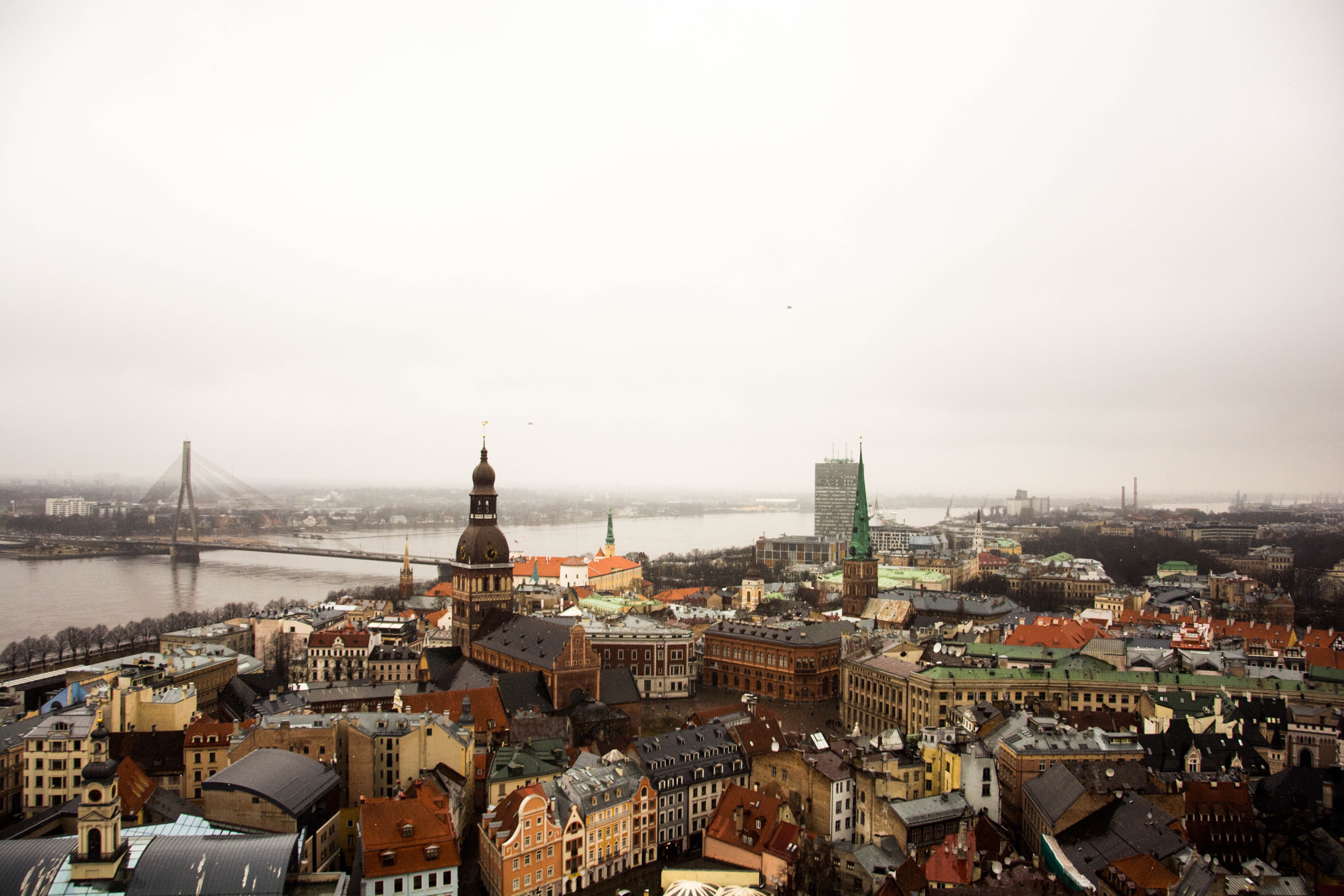 photography, Town, Riga Wallpaper