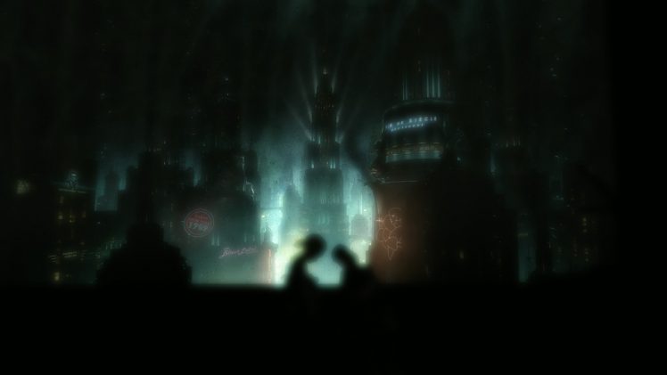 video games, Screen shot, BioShock Infinite: Burial at Sea, Rapture HD Wallpaper Desktop Background