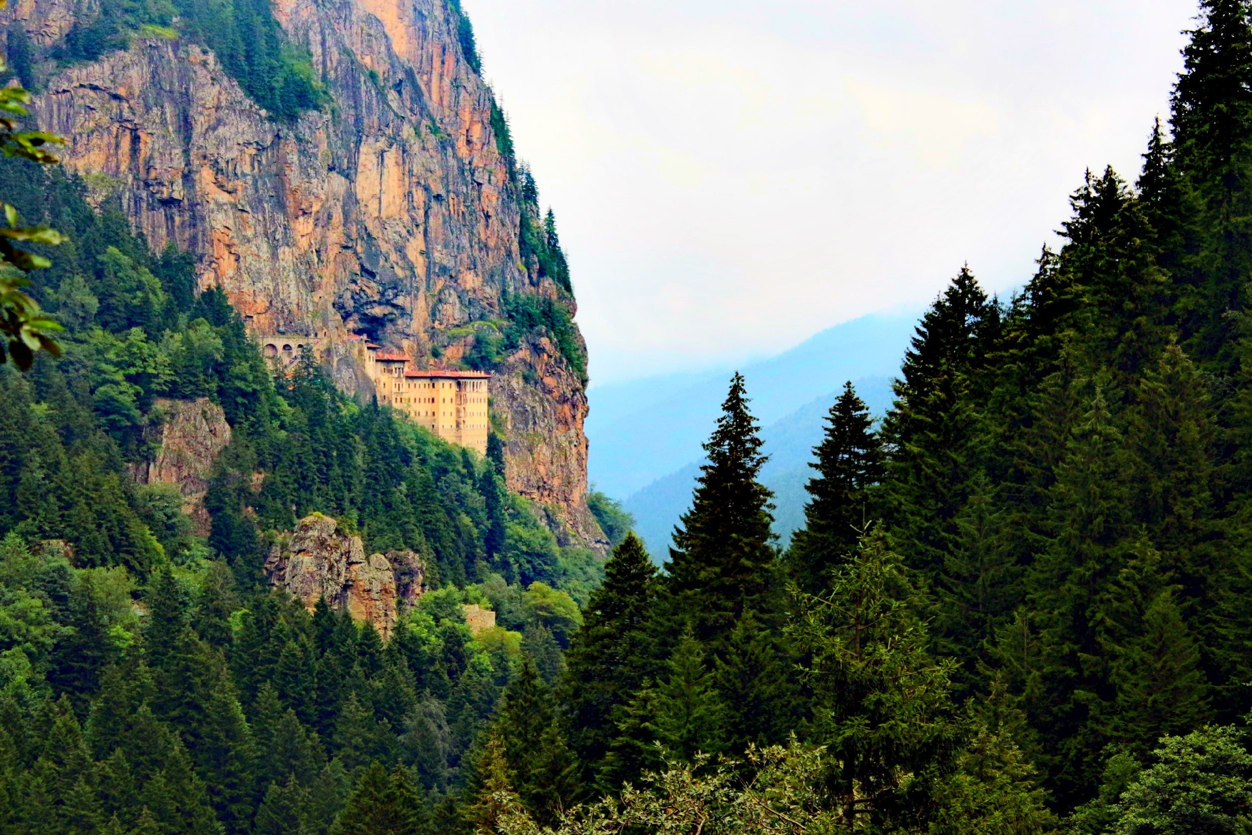 Trabzon, Turkey, Nature, Green, Panagia Sumela, Sumela, Sumela Monastery, Castle Wallpaper