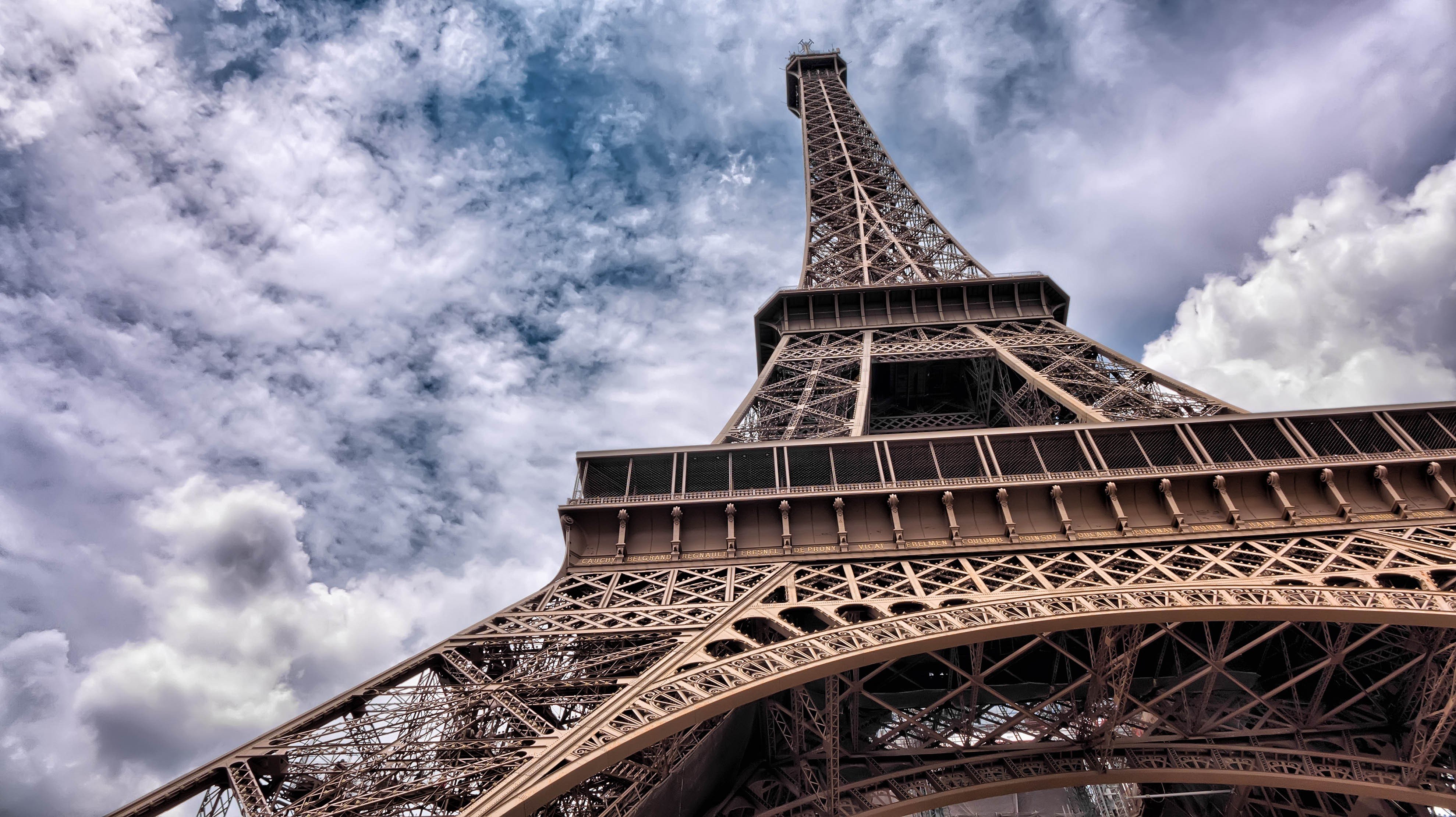 Paris Eiffel Tower France Sky Wallpapers Hd Desktop And Mobile