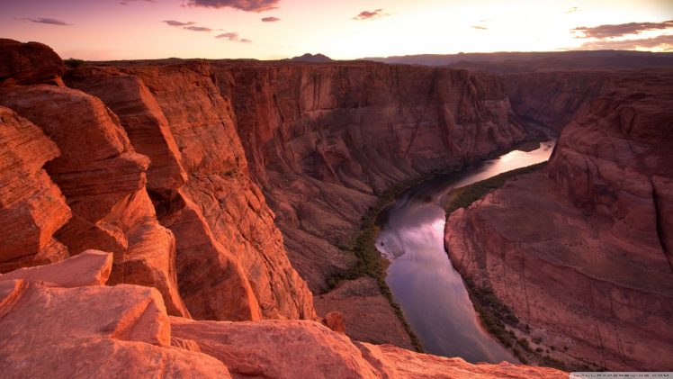nature, River, Canyon, Landscape, Sky HD Wallpaper Desktop Background
