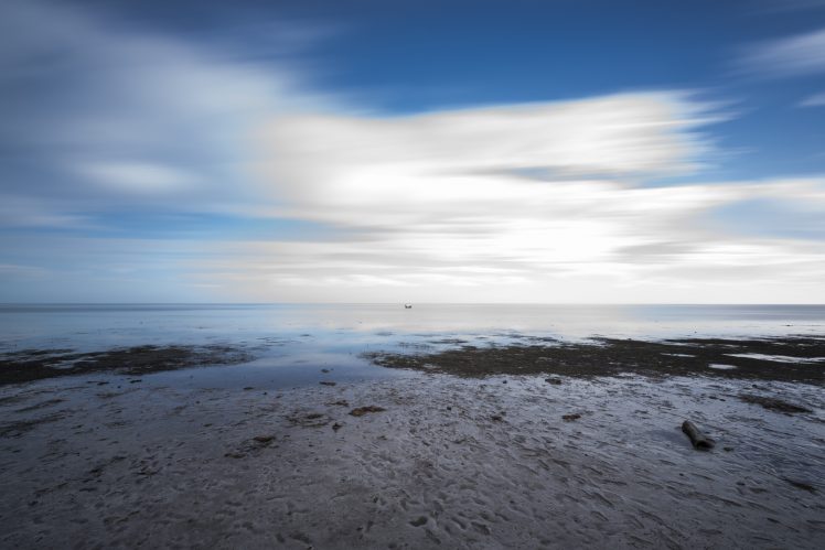 beach, Sky, Landscape, Clouds, Sand, Sea, Key west, Florida HD Wallpaper Desktop Background