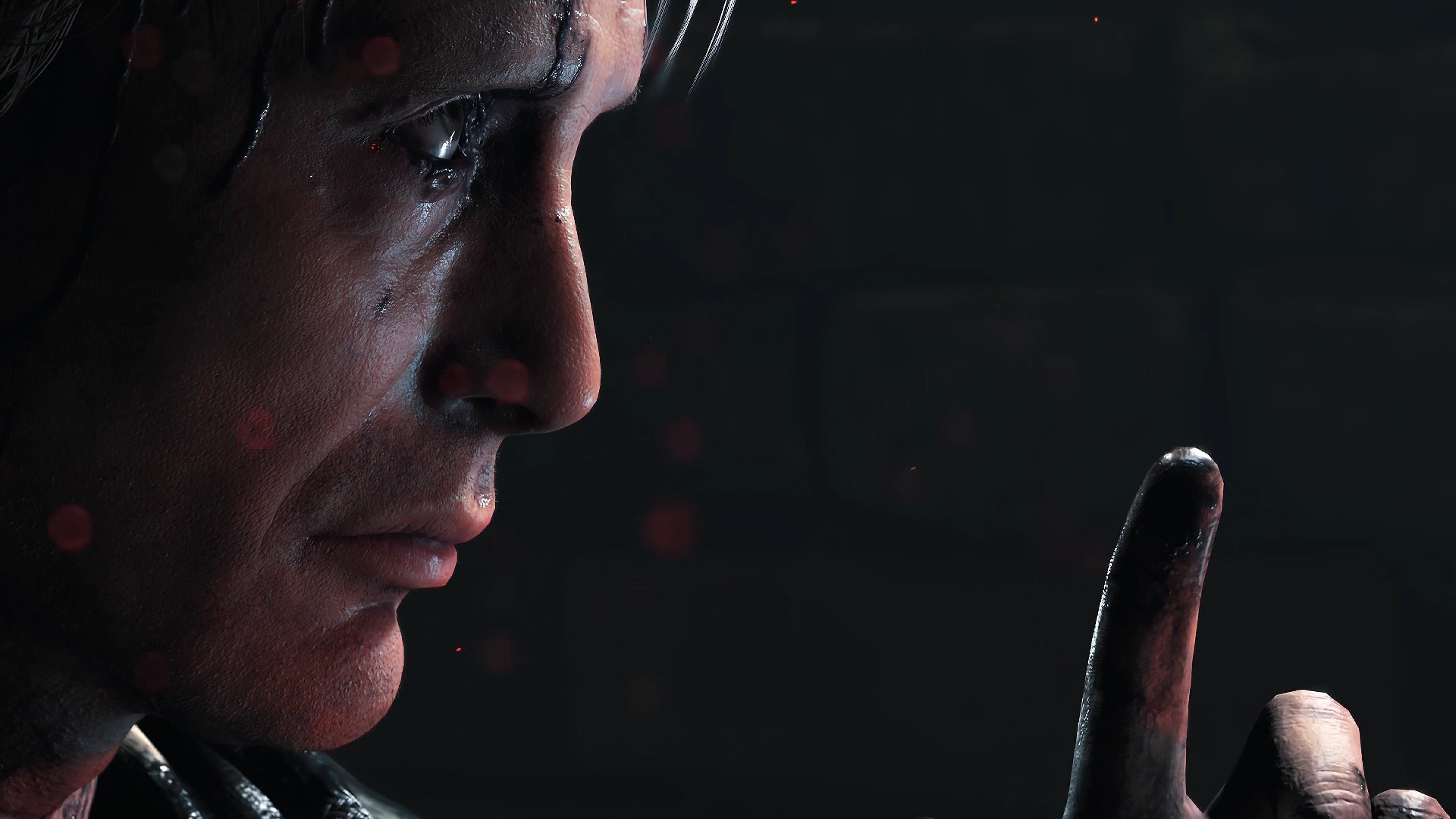 Mads Mikkelsen, Face, Video game characters, Hideo Kojima, Death Stranding, Horror, Video games Wallpaper