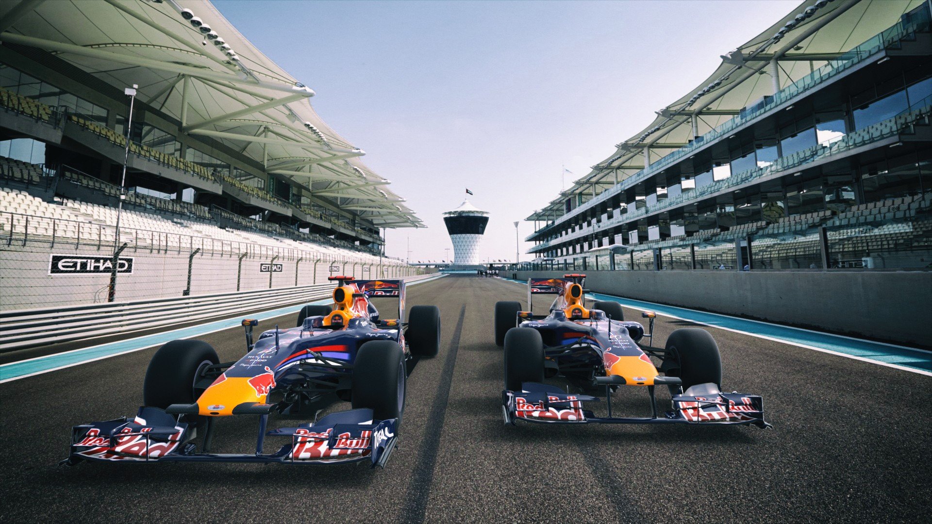 3D, Formula 1, Red Bull, Circuits, Road, Car Wallpaper