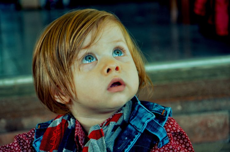 children, Blue eyes, Long hair, Open mouth, NikonD7100 HD Wallpaper Desktop Background