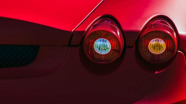 Ferrari, Tail light, Car, Closeup, Ferrari F430 HD Wallpaper Desktop Background