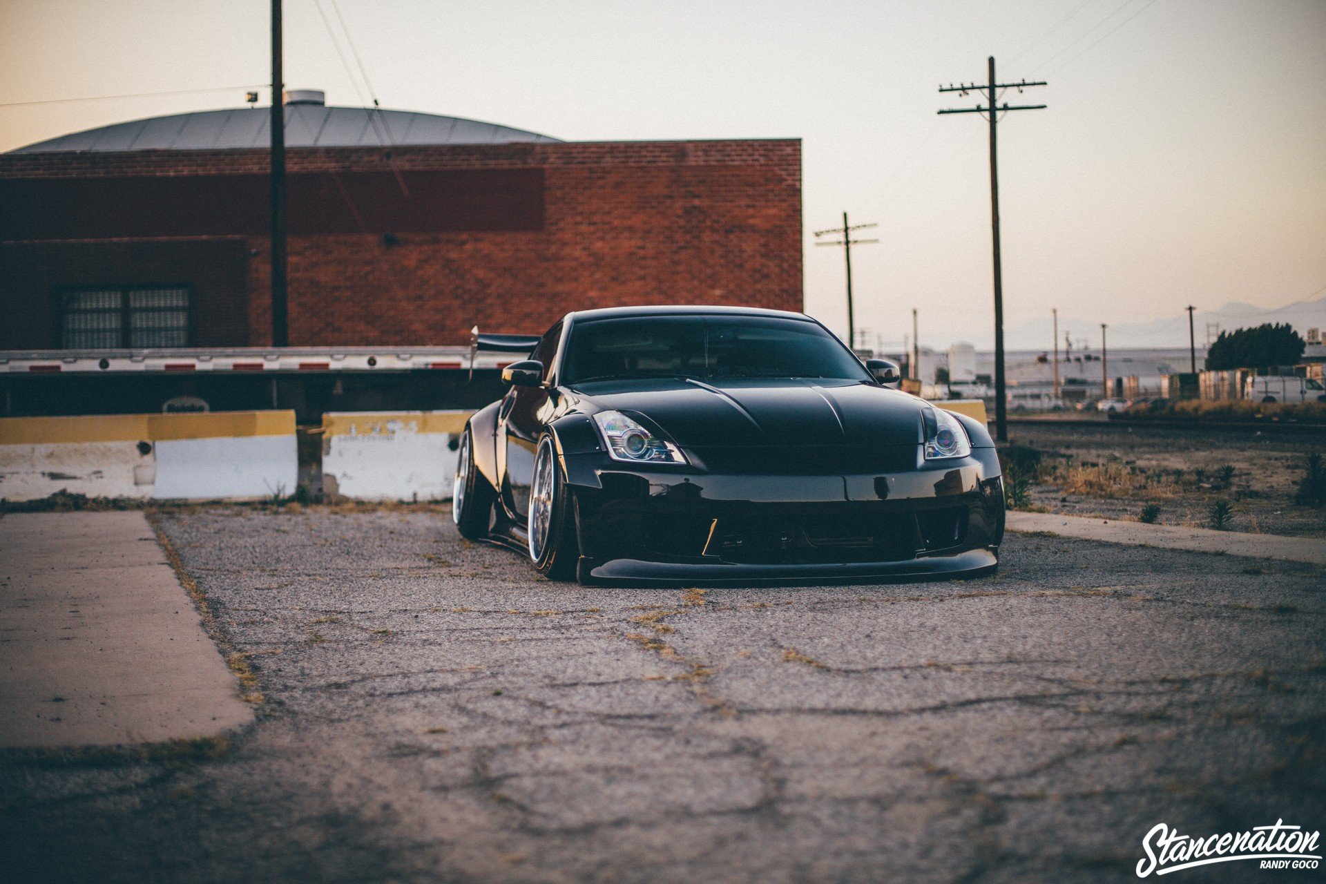 car, Vehicle, Nissan, Nissan 350Z, StanceNation, Stance, Camber, Sunset