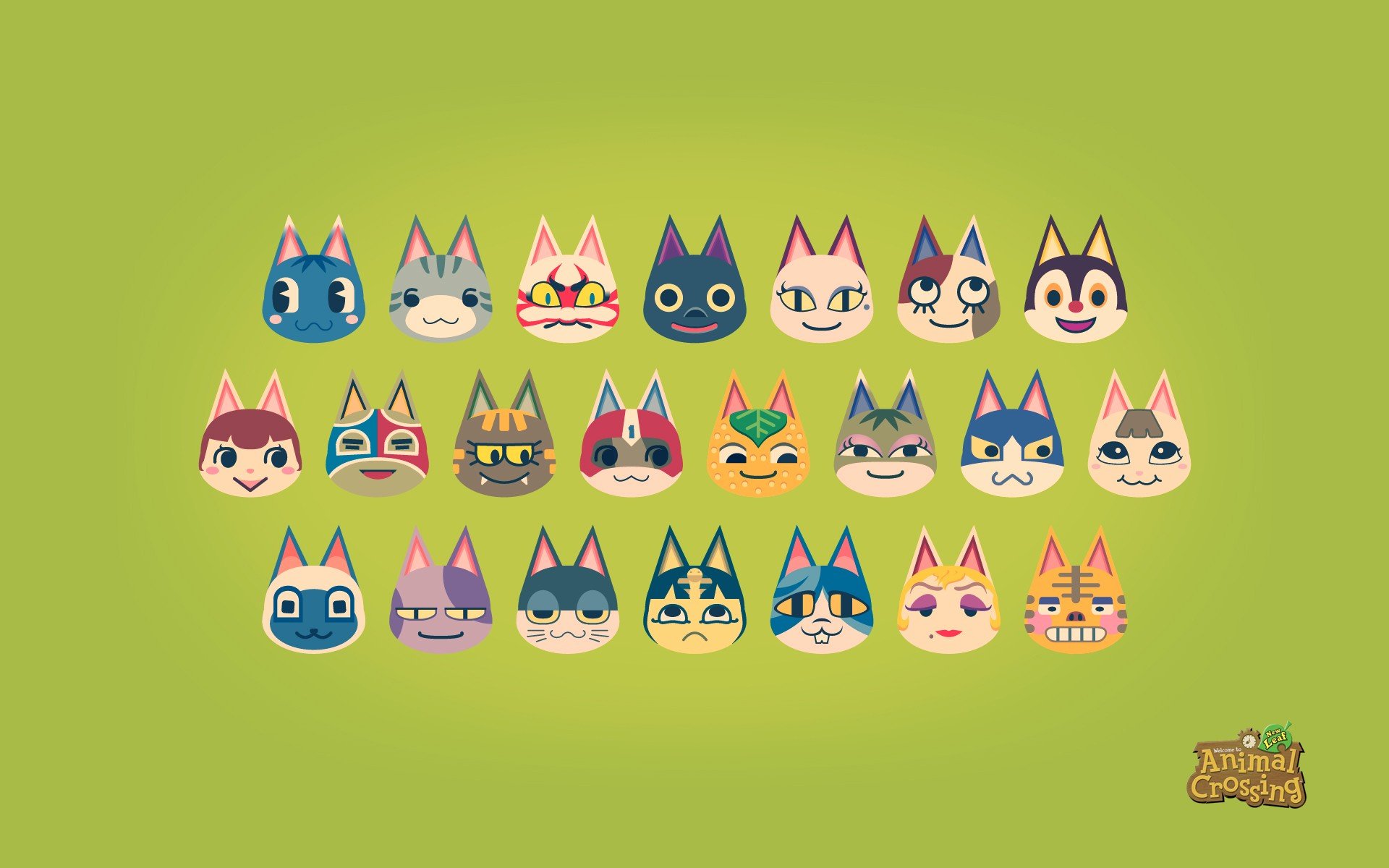video game characters, Animal Crossing, Animal Crossing New Leaf, New Leaf, Animals, Nintendo 3DS, Seasons, Cat Wallpaper